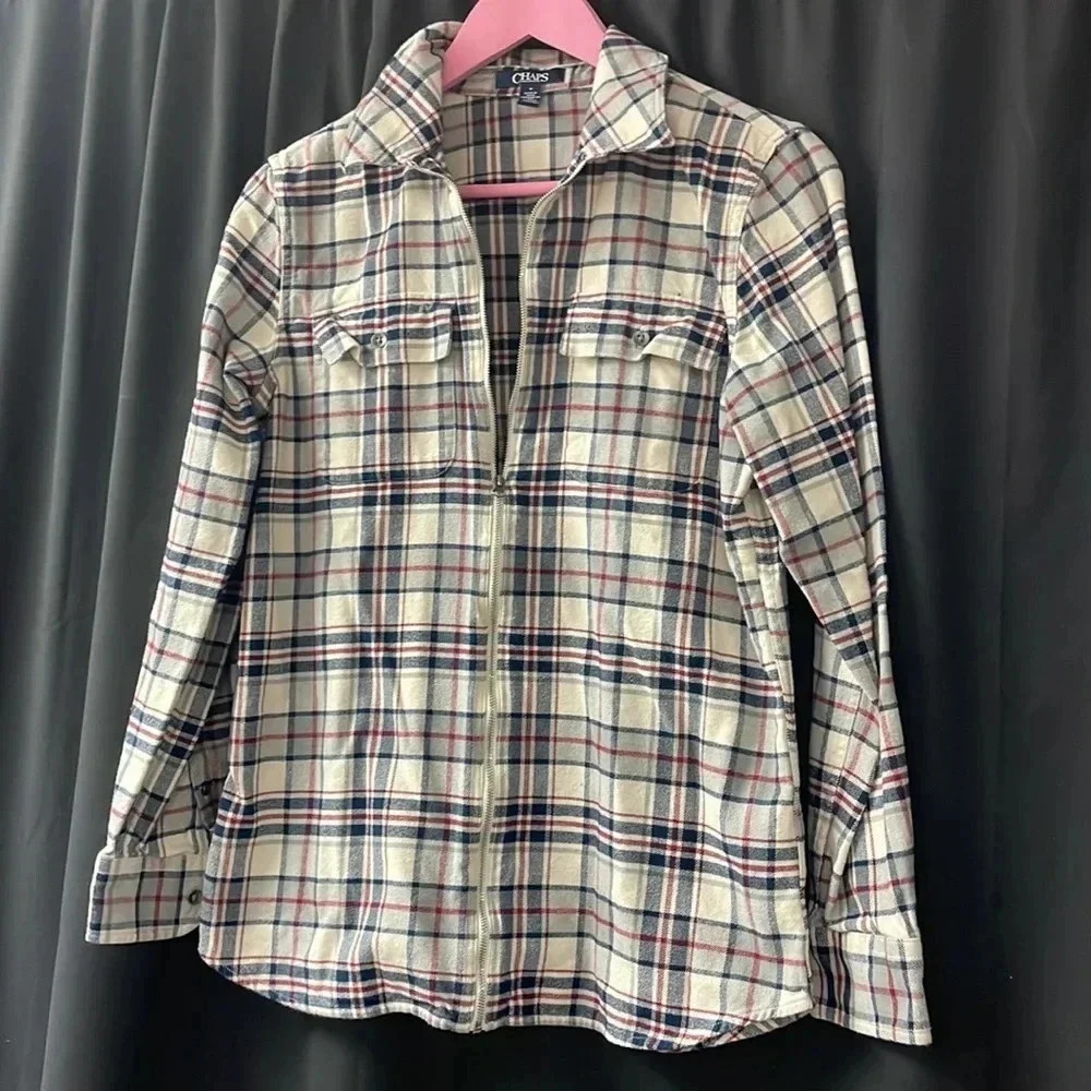 Chaps Flannel Jacket‎ M